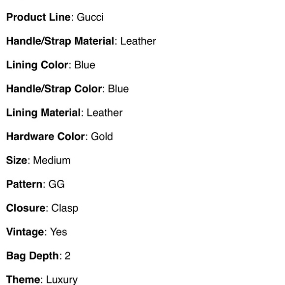 Gucci  Navy Monogram Shoulder Bag - Picture 10 of 11